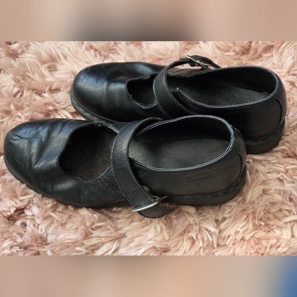 Dr. Martens Black Leather Mary Jane Flats - Picture 1 of 8